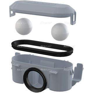 Душевой лоток AlcaPlast Simple с решеткой и опорами APZ10-550M